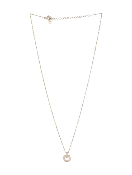 DazzleDrop Necklace Pendant Silver