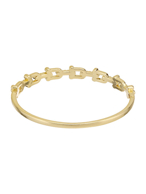 VelvetGlow Bangle Bracelet Gold
