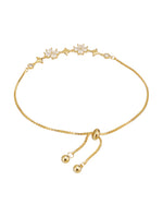 MoonCharm Chain Bracelet Gold