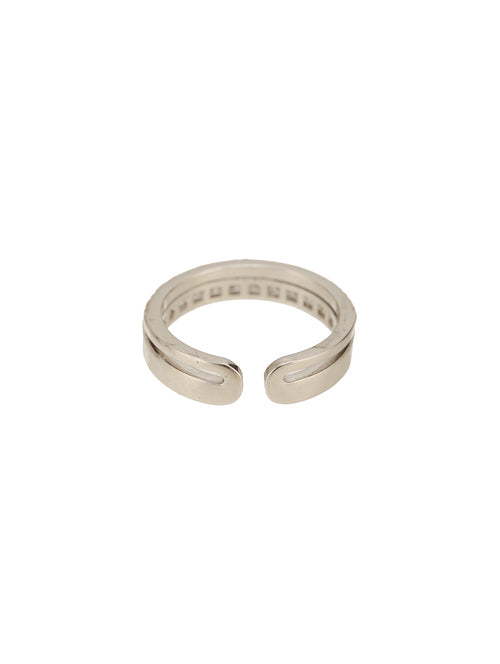 AuraGleam Ring Silver