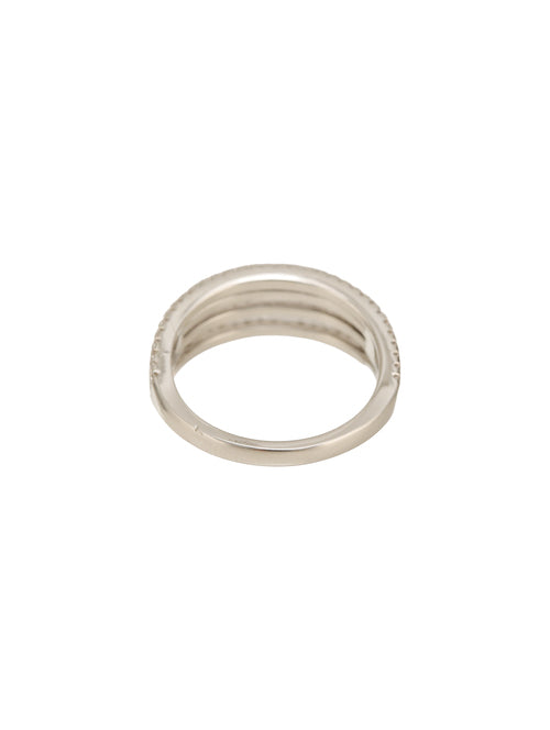 ShimmerStone Ring Silver