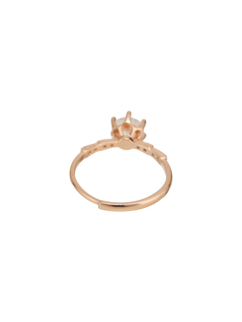CrystalCrest Ring Rose Gold