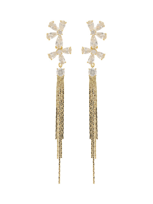 FloraLustre Ear Drop Gold