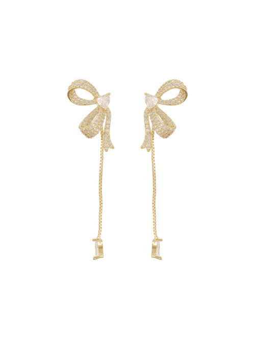 RosetteGlow Ear Drop Gold