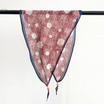DiamondEssence Maroon Cotton Diamond Scarf