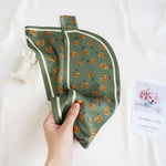 PlentyPineapples Satin Neck Scarf Green