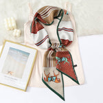 CrossKulture Satin Ribbon Scarf 150x15 cm-Colour5