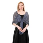 UrbanShine Long Shimmer Scarf Navy