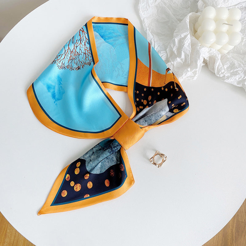 ScenicPlay Satin Neck Scarf Multicolour