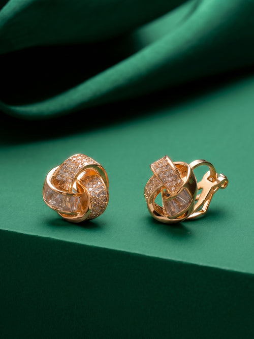 PrestigeGlow Ear Stud Single Gold