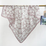 NetGlow Lilac Gauze Square Scarf