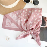 CottonThread Cotton Pink Square Scarf