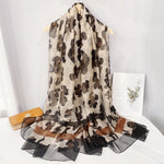 CrossKulture - EclipseBreeze long chiffon scarf hanger view