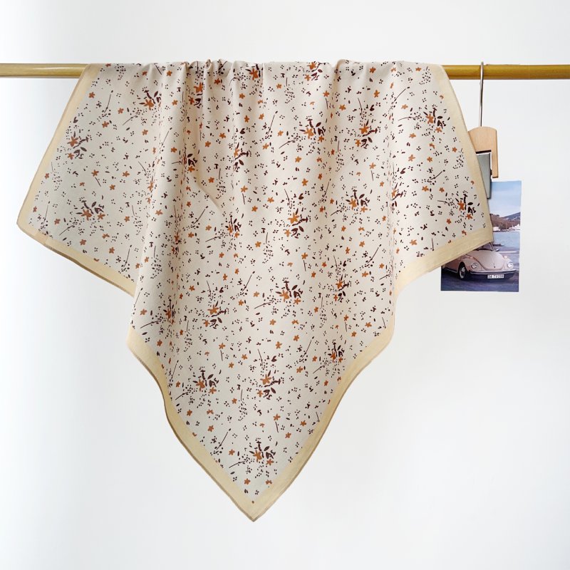 CottonStory Cotton Cream Square Scarf
