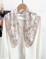 NetGlow Lilac Gauze Square Scarf