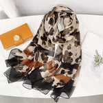 CrossKulture - EclipseBreeze long chiffon scarf folded view