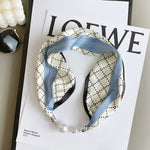 CrossKulture - AquaFlair satin jewellery scarf