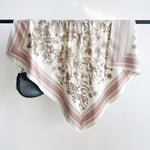 CrossKulture - PrettyForest satin scarf hanging on a handle bar