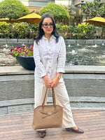 CrossKulture - ExtraTrendy Tote Bag front view with front model view