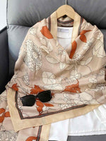 CrossKulture - BloomingDawn viscose scarf hanger view