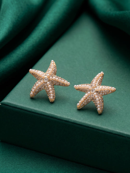 BloomShine Ear Stud Single Gold