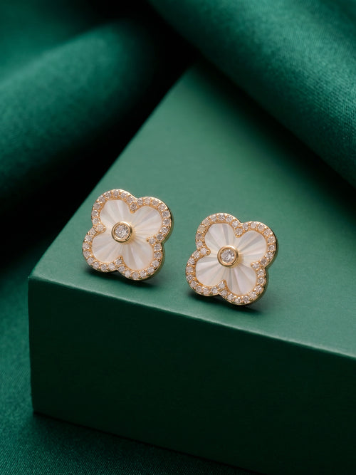 AuraFoundry Ear Stud Single Gold