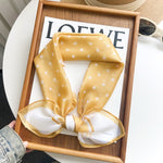 NetCharm Yellow Gauze Square Scarf