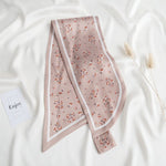 CrossKulture - ChampagnePetals neck satin scarf
