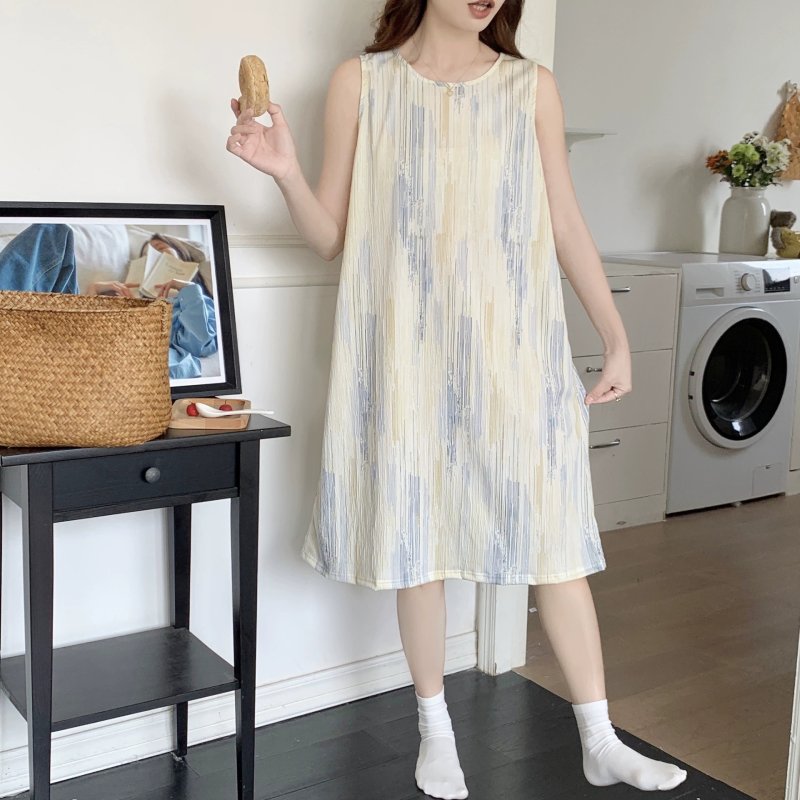 CalmComfort Sleeveless Lounge Dress