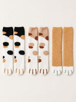 SoleCrush Brown Crew Socks Combo Pack of 3