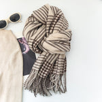 CheckeredCharm Cashmere Checkered Scarf