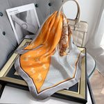 CrossKulture - AnimalPlanet short satin scarf with handbag style view