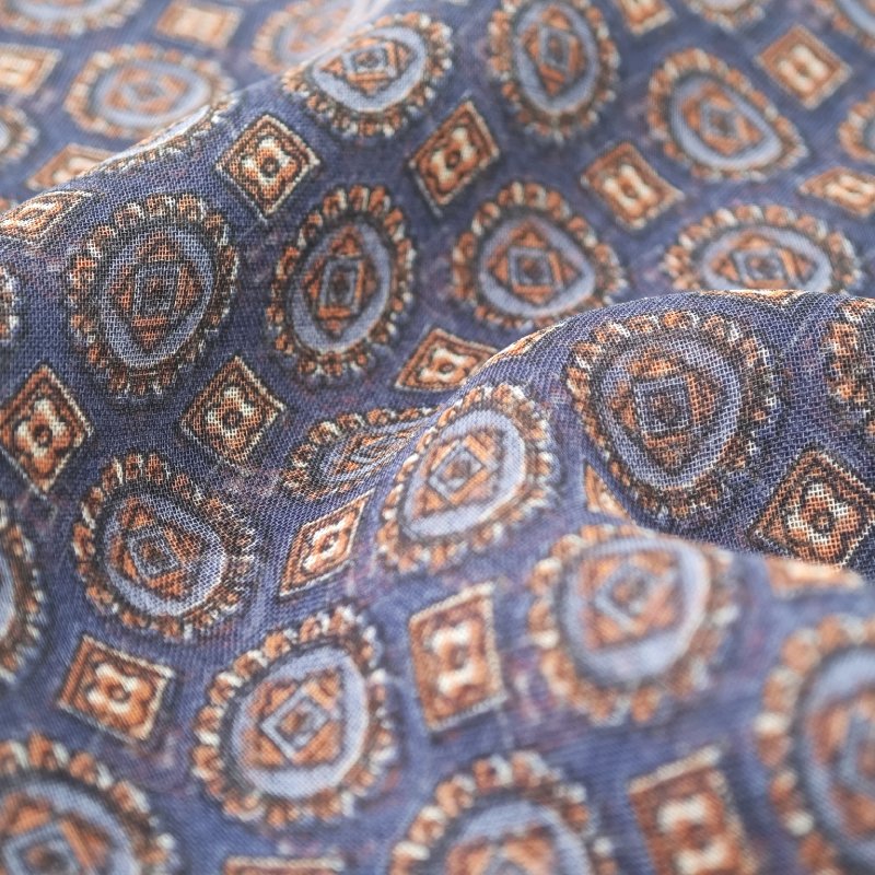 BlueFlow Chiffon Ribbon Scarf