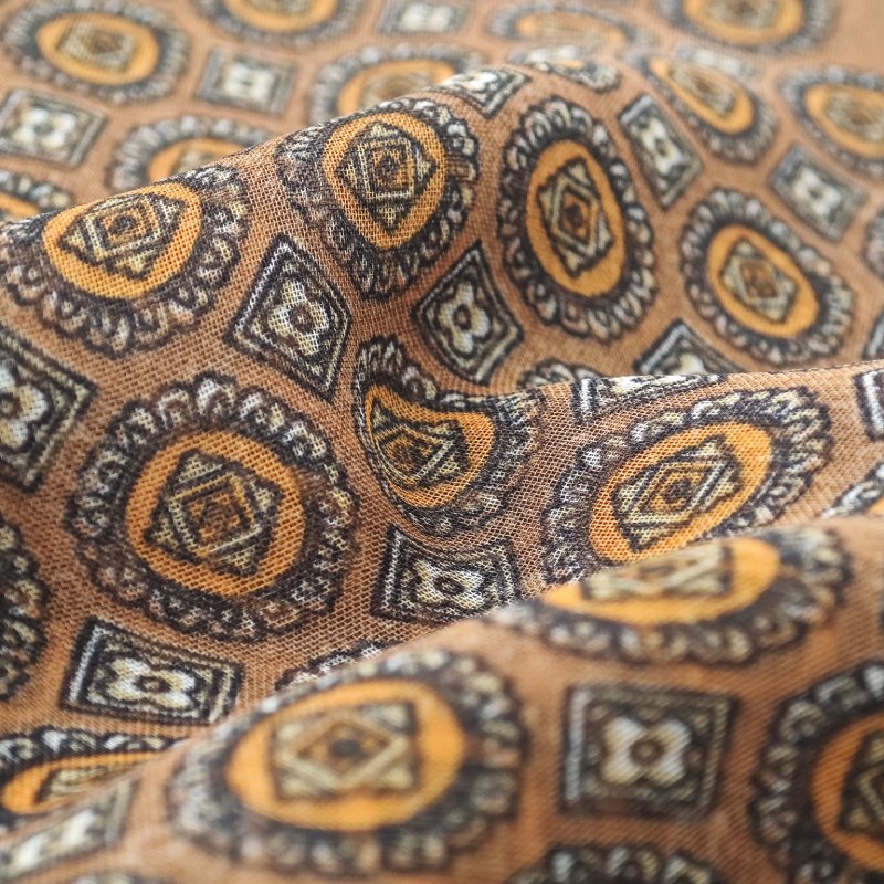 OrangeFeather Chiffon Ribbon Scarf