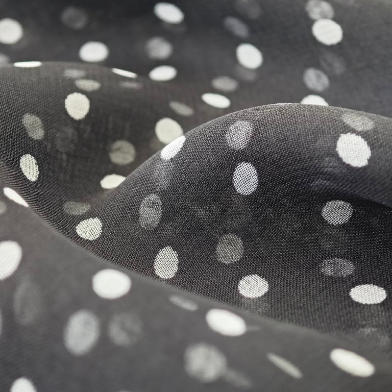 BlackHaze Chiffon Ribbon Scarf