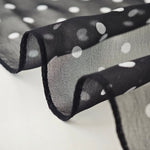 BlackHaze Chiffon Ribbon Scarf