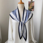 CrossKulture - TriangleMosaic satin scarf style on mannequin
