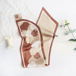 CrossKulture - MochaBloom satin neck scarf