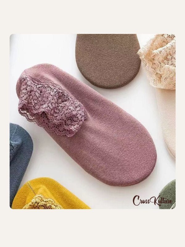 CrossKulture - ankle CozyCuddle solid socks lifestyle view