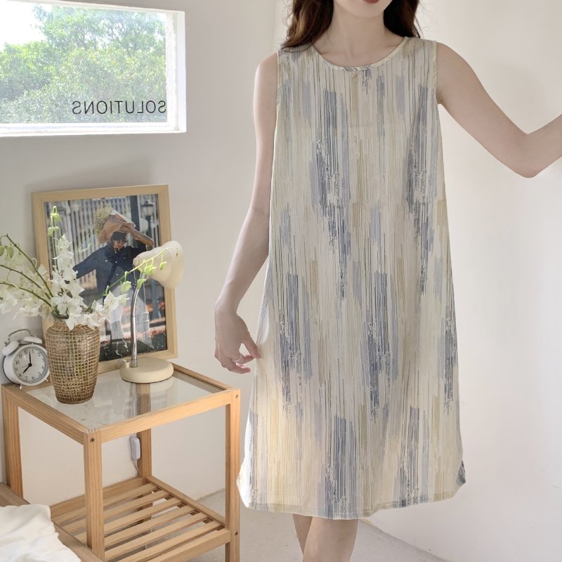 CalmComfort Sleeveless Lounge Dress