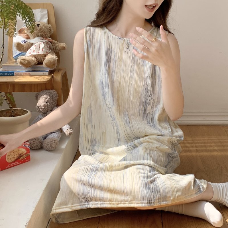 CalmComfort Sleeveless Lounge Dress