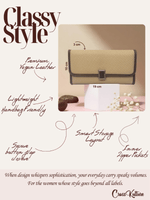 CrossKulture - NobleCarry lightweight long wallet infographic image showing features