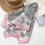 CottonCharm Cotton Pink Square Scarf