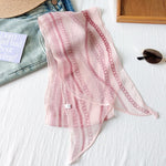 BlushRays Chiffon Ribbon Scarf