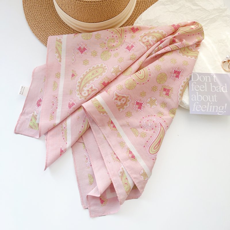 CottonEdit Cotton Pink Square Scarf