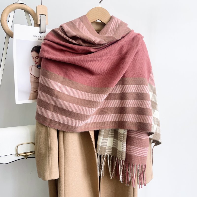 WinterCheck Cashmere Checkered Scarf