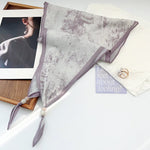 DiamondVelvet Offwhite Cotton Diamond Scarf