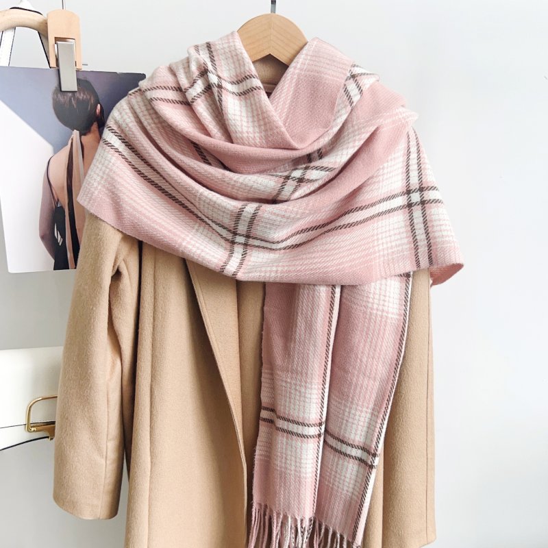 FrostTweed Cashmere Checkered Scarf