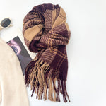 PlaidHaven Cashmere Checkered Scarf