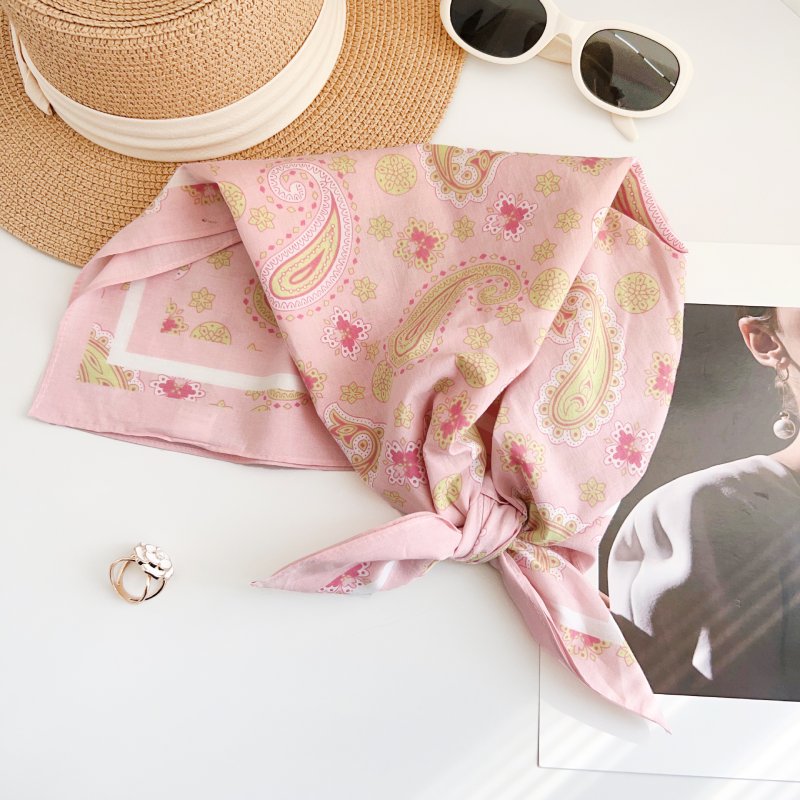 CottonEdit Cotton Pink Square Scarf
